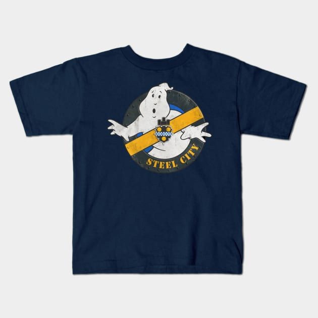 SCGB: Afterlife Logo Kids T-Shirt by Steel City Ghostbusters